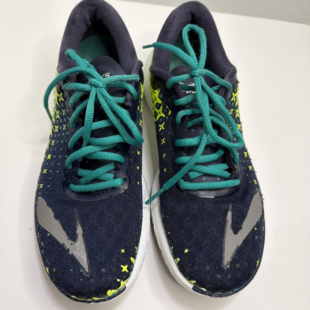 Brooks Pure Flow 5 Running Shoes Womens Size US 9.5 Blue Comfort Breathable